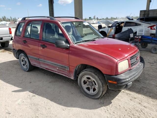 2CNBE13CXX6926912 - 1999 CHEVROLET TRACKER BURGUNDY photo 4