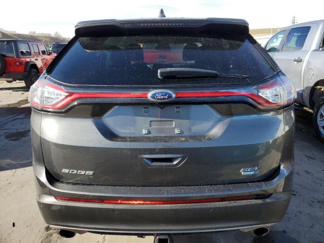 2FMPK4J94HBC49212 - 2017 FORD EDGE SEL GRAY photo 6