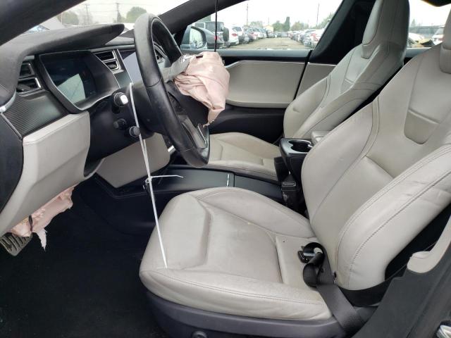 5YJSA1E42GF136505 - 2016 TESLA MODEL S Մոխրագույն լուսանկար 7