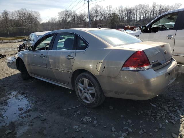 2G1WA5EK2B1184856 - 2011 CHEVROLET IMPALA LS Bej foto 2
