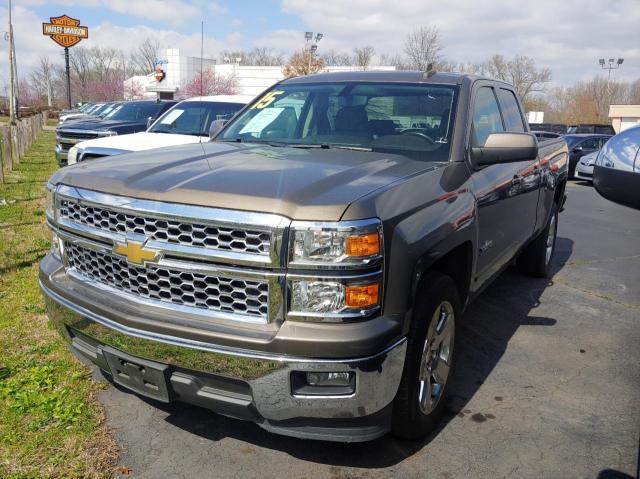 1GCRCREC5FZ382326 - 2015 CHEVROLET SILVERADO C1500 LT GRAY photo 2