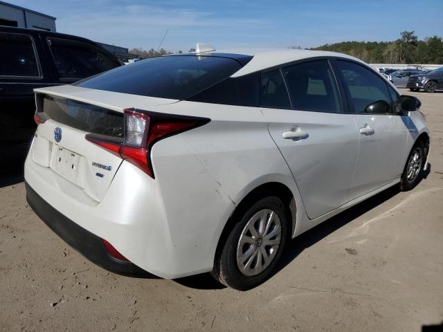 JTDKARFU9L3120435 - 2020 TOYOTA PRIUS L WHITE photo 3