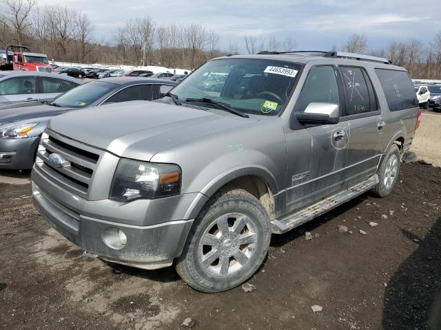 1FMFK205X8LA60157 - 2008 FORD EXPEDITION EL LIMITED GRAY photo 1