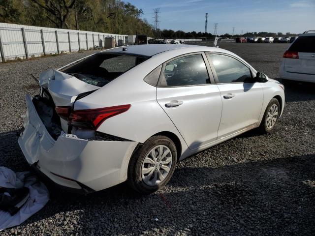 3KPC24A63LE093240 - 2020 HYUNDAI ACCENT SE WHITE photo 3