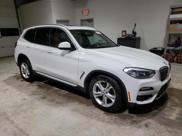 5UXTR9C56KLE12490 - 2019 BMW X3 XDRIVE30I WHITE photo 4