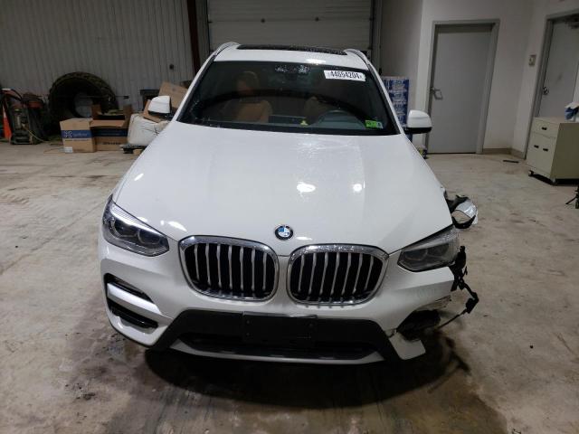 5UXTR9C56KLE12490 - 2019 BMW X3 XDRIVE30I WHITE photo 5