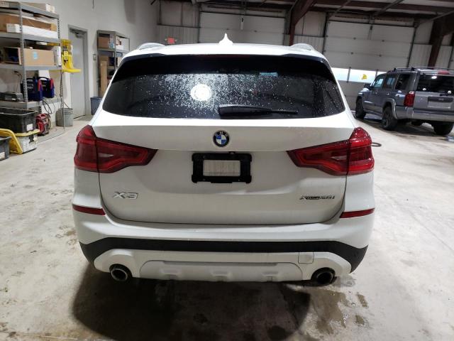 5UXTR9C56KLE12490 - 2019 BMW X3 XDRIVE30I WHITE photo 6