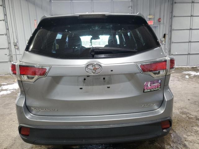 5TDJKRFH0FS150681 - 2015 TOYOTA HIGHLANDER XLE 银色 照片 6