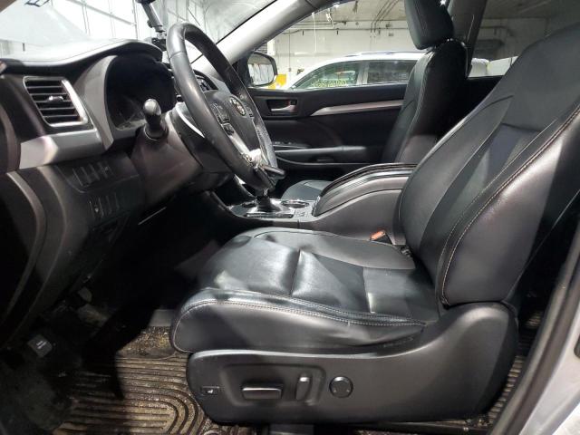 5TDJKRFH0FS150681 - 2015 TOYOTA HIGHLANDER XLE 银色 照片 7