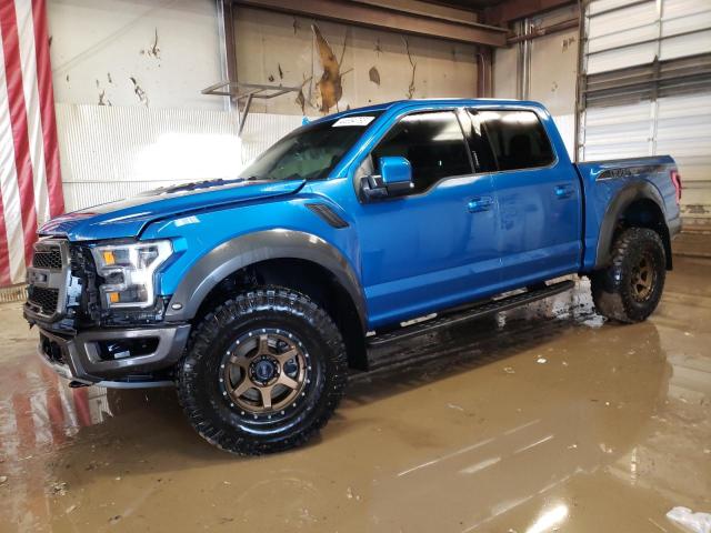 1FTFW1RGXKFB03960 - 2019 FORD F150 RAPTOR BLUE photo 1