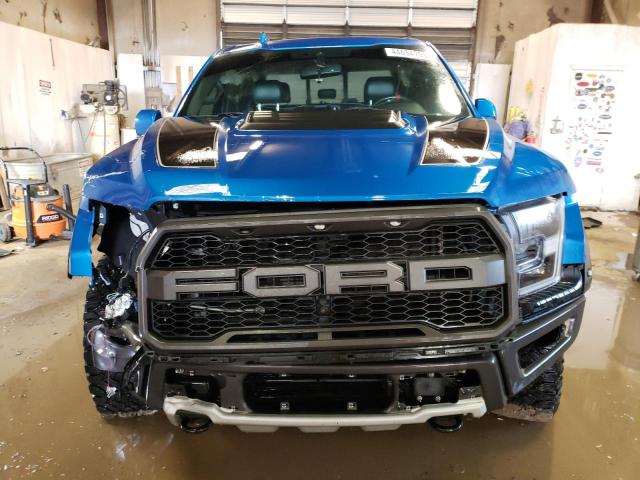 1FTFW1RGXKFB03960 - 2019 FORD F150 RAPTOR BLUE photo 5