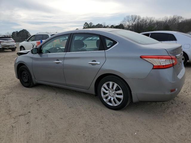 3N1AB7AP5EL618270 - 2014 NISSAN SENTRA S GRAY photo 2