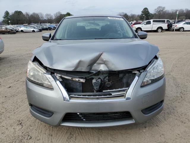 3N1AB7AP5EL618270 - 2014 NISSAN SENTRA S GRAY photo 5