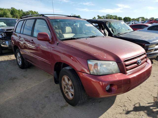 JTEGP21A070143890 - 2007 TOYOTA HIGHLANDER SPORT RED photo 4