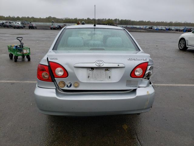 2T1BR32E68C916594 - 2008 TOYOTA COROLLA CE SILVER photo 6