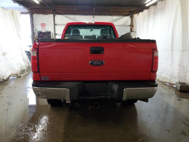 1FTRF3BT5DEA99647 - 2013 FORD F350 SUPER DUTY RED photo 6