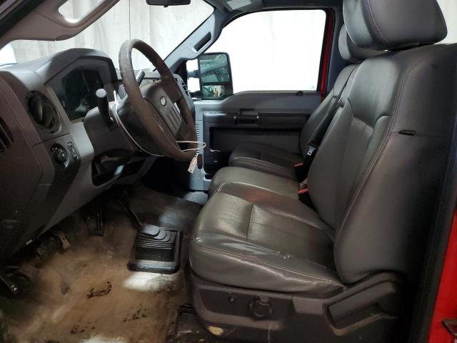 1FTRF3BT5DEA99647 - 2013 FORD F350 SUPER DUTY RED photo 7