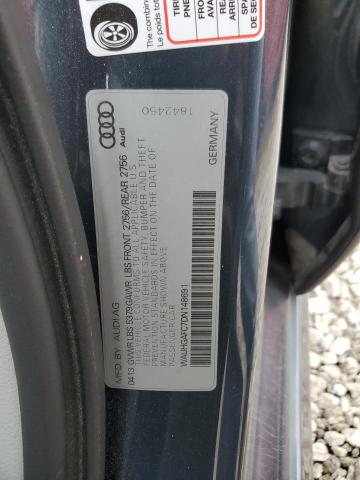 WAUHGAFC7DN148691 - 2013 AUDI A6 PRESTIGE BLUE photo 12