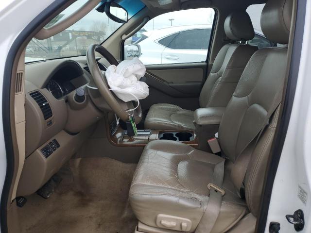 5N1AR18W15C719574 - 2005 NISSAN PATHFINDER LE თეთრი ფოტო 7