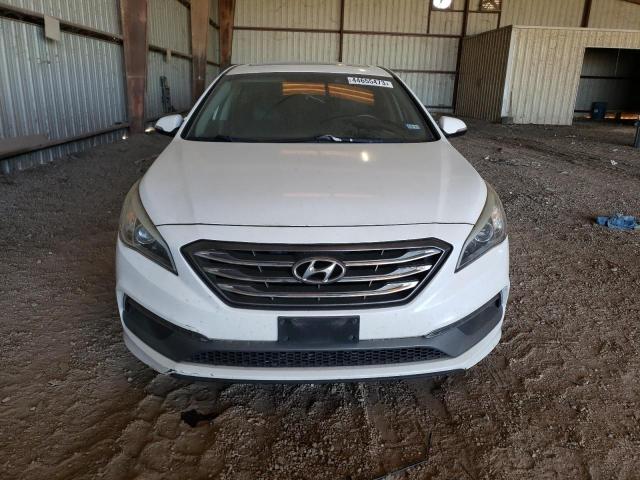 5NPE34AF2GH394671 - 2016 HYUNDAI SONATA SPORT SILVER photo 5