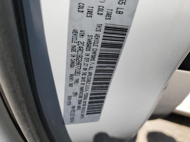 2C4RC1BG2HR771351 - 2017 CHRYSLER PACIFICA TOURING L თეთრი ფოტო 13