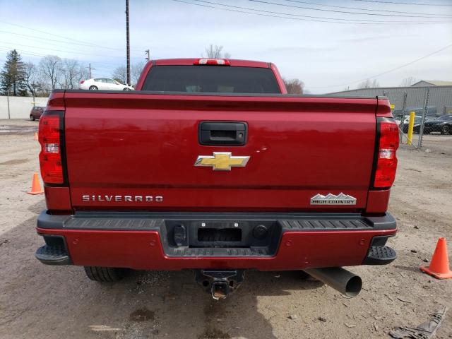 1GC1KXEYXJF214045 - 2018 CHEVROLET SILVERADO K2500 HIGH COUNTRY RED photo 6