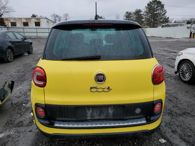 ZFBCFADH1FZ031640 - 2015 FIAT 500L TREKKING YELLOW photo 6