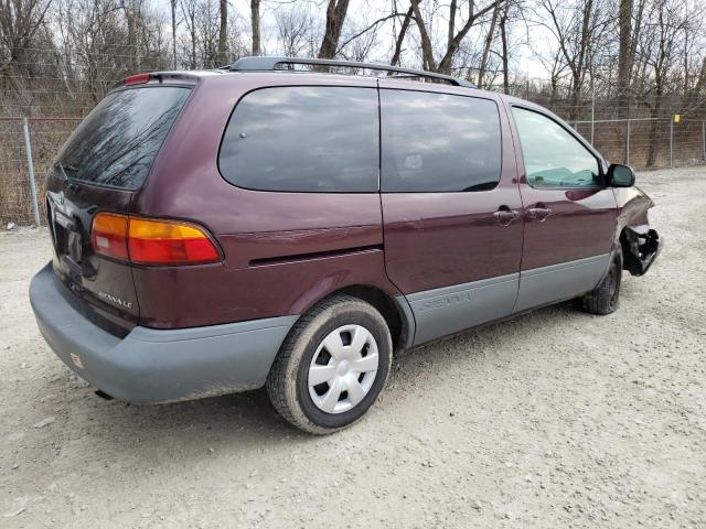 4T3ZF13C5YU218220 - 2000 TOYOTA SIENNA LE BURGUNDY photo 3