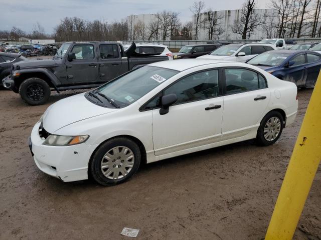 2HGFA1F39AH581754 - 2010 HONDA CIVIC VP WHITE photo 1