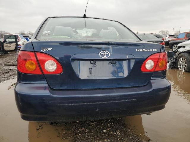 2T1BR32E64C266501 - 2004 TOYOTA COROLLA CE BLUE photo 6