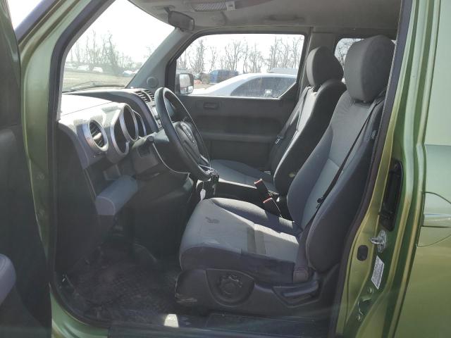 5J6YH27777L014071 - 2007 HONDA ELEMENT EX GREEN photo 7