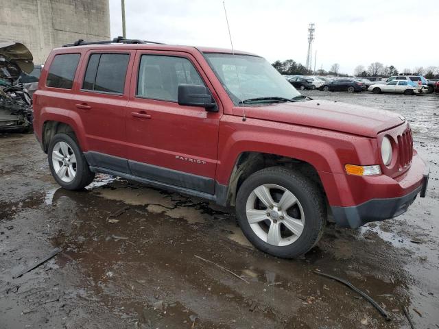 1C4NJRFB4CD698111 - 2012 JEEP PATRIOT LATITUDE RED photo 4