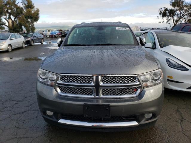 1C4SDHET1CC361318 - 2012 DODGE DURANGO CITADEL GRAY photo 5