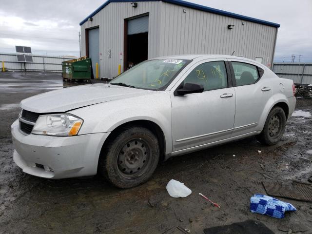 1B3LC56K68N253690 - 2008 DODGE AVENGER SXT SILVER photo 1