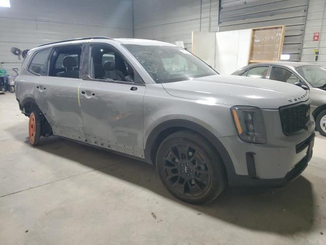 5XYP5DHCXNG293946 - 2022 KIA TELLURIDE SX GRAY photo 4