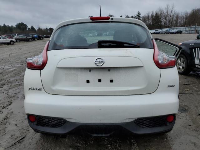 JN8AF5MV4GT658231 - 2016 NISSAN JUKE S WHITE photo 6