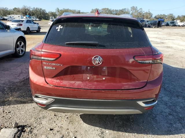 LRBAZLR45PD072346 - 2023 BUICK ENVISION PREFERRED RED photo 6