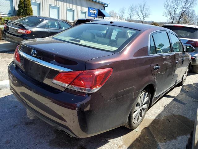 4T1BK3DB0BU429176 - 2011 TOYOTA AVALON BASE 紫色 照片 3