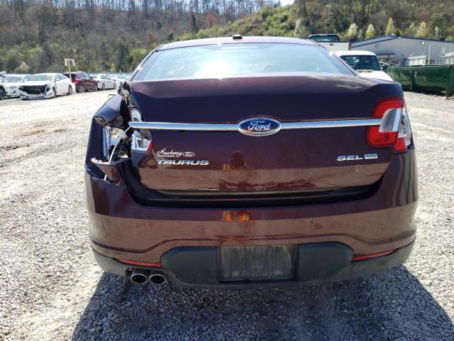 1FAHP2HW9CG114244 - 2012 FORD TAURUS SEL BURGUNDY photo 6