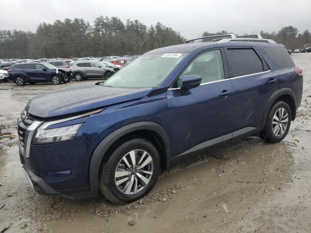 5N1DR3CC6NC252433 - 2022 NISSAN PATHFINDER SL BLUE photo 1