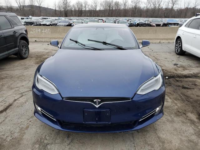 5YJSA1E25MF419135 - 2021 TESLA MODEL S Կապույտ լուսանկար 5
