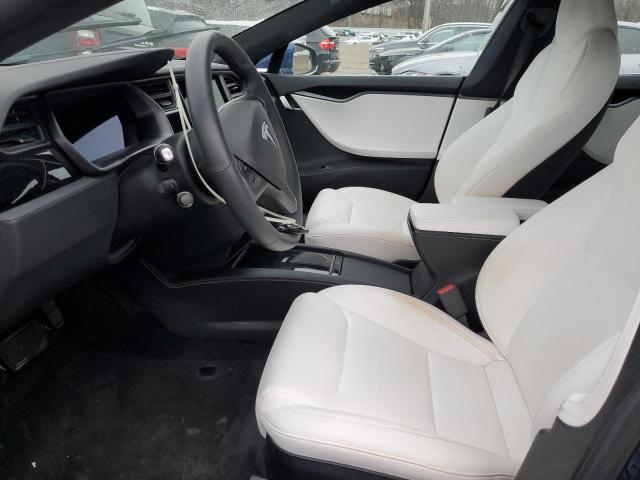 5YJSA1E25MF419135 - 2021 TESLA MODEL S Կապույտ լուսանկար 7