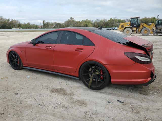 WDDLJ7EB7DA062420 - 2013 MERCEDES-BENZ CLS 63 AMG RED photo 2