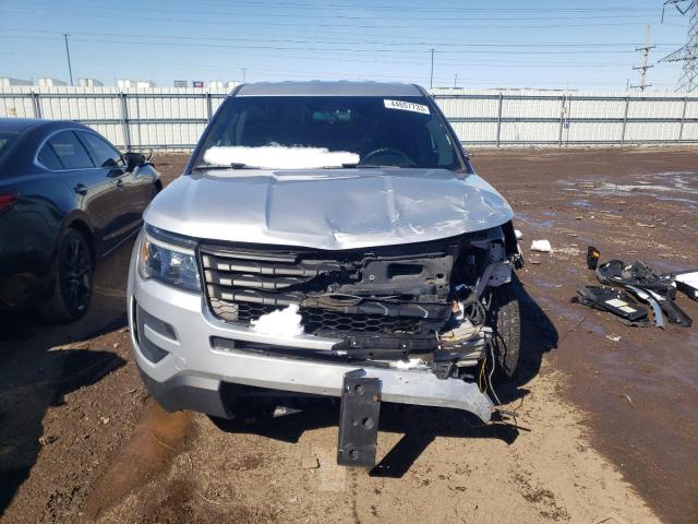 1FM5K8AR7GGD16536 - 2016 FORD EXPLORER POLICE INTERCEPTOR SILVER photo 5