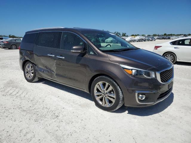 KNDME5C18F6050302 - 2015 KIA SEDONA SXL TAN photo 1