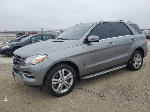 4JGDA5HB4EA384900 - 2014 MERCEDES-BENZ ML 350 4MATIC SILVER photo 1