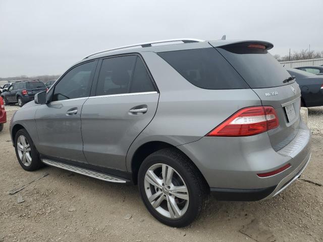 4JGDA5HB4EA384900 - 2014 MERCEDES-BENZ ML 350 4MATIC SILVER photo 2
