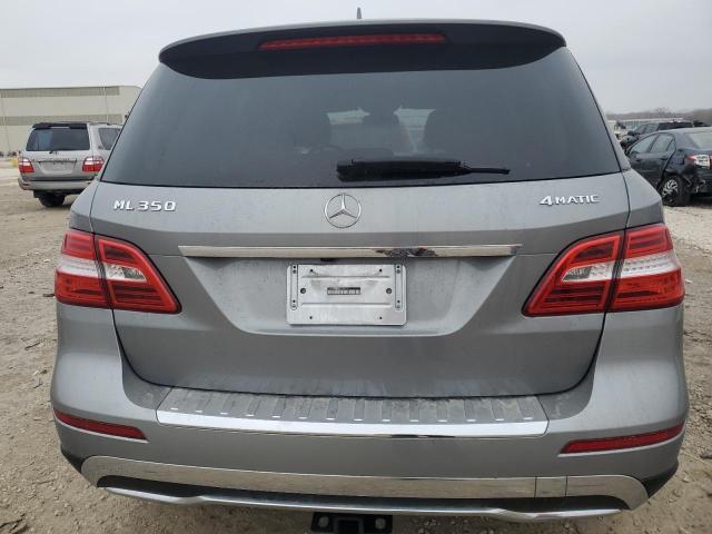 4JGDA5HB4EA384900 - 2014 MERCEDES-BENZ ML 350 4MATIC SILVER photo 6