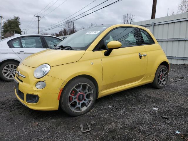 3C3CFFBR0DT745550 - 2013 FIAT 500 SPORT YELLOW photo 1