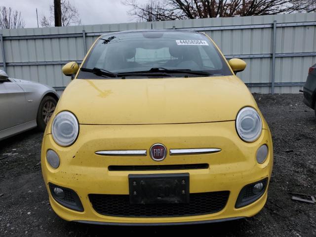 3C3CFFBR0DT745550 - 2013 FIAT 500 SPORT YELLOW photo 5